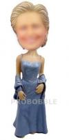 Blue Evening Gown Bobbleheads