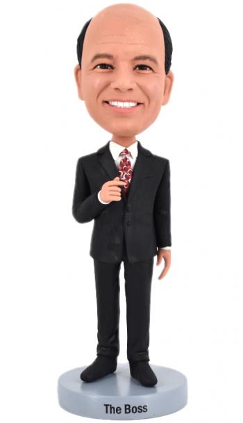 Custom Bobbleheads Boss Male Business Chef and Executive Officer