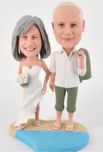 Custom bobbleheads 50 years Anniversary gift for Mom and dad