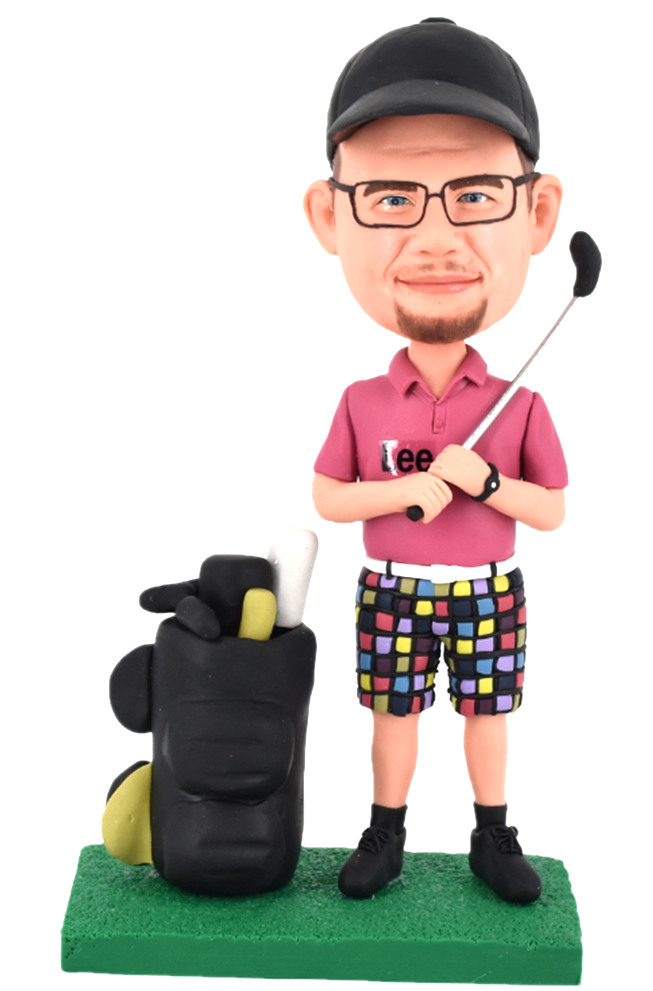 Custom bobbleheads golf player boss golfer - Click Image to Close