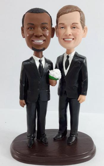 Custom bobbleheads Male Cake Toppers