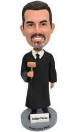 Custom bobblehead male judge