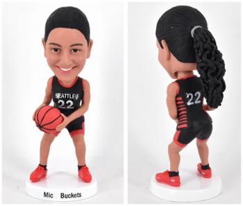 Custom bobbleheads basketball player school team