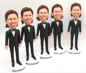 Custom bobbleheads Wedding gifts grooms bobblehead doll