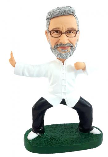 Custom bobbleheads Tai Chi master boss