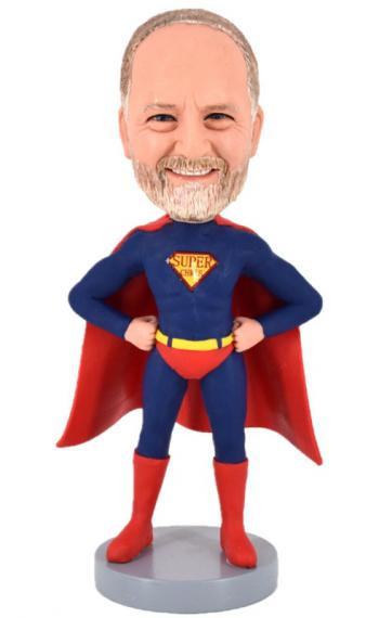 Custom Bobbleheads Super dad super boss Bobble heads for him father's day boss day