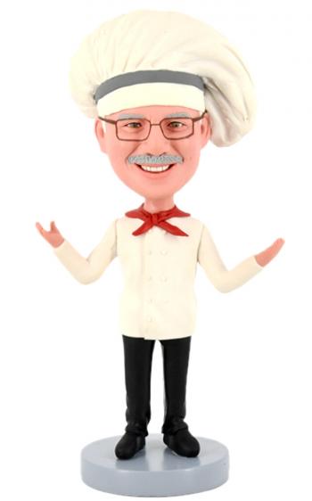 Custom Bobbleheads Male Chef