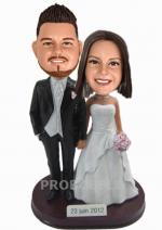 Custom Bobbleheads Wedding Cake Topper anniversary couple gifts