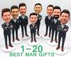 Custom Bobbleheads Groomsmen gifts 1-20 bestman grooms man Custom Bobbleheads Groomsmen gifts 1-20 bestman grooms man