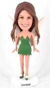Custom bobblehead Tinkerbell lady/gilr Floral fairy funny male bobbleheads