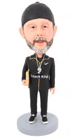 Custom bobbleheads team coach crew leader