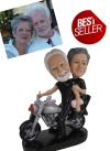 Custom bobbleheads anniversary gifts for parents couple motocycle Bobbleheads