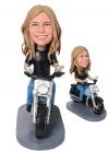 Custom Bobblehead Motorcycle Birthday Gift s For lady