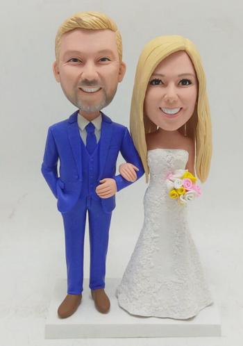 Custom bobblehead classical wedding