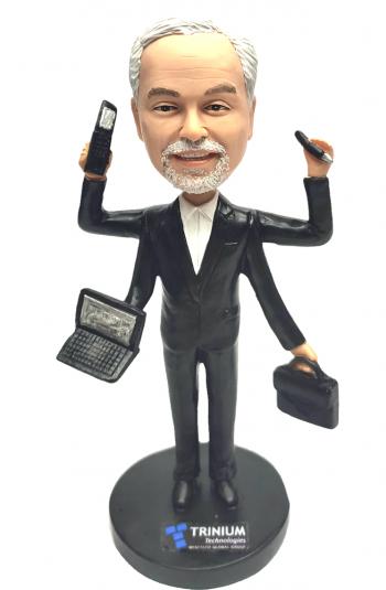 Custom Bobbleheads Busy Boss Bobbleheads Businessman Funny Boss Gifts