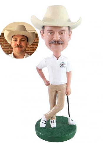 Custom bobbleheads golfer golf player