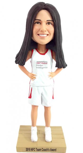 Custom Bobbleheads Female Basketball Player