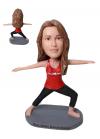 Custom Bobbleheads Yoga lady for Mother's Day gift