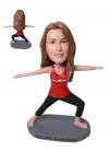 Custom Bobbleheads Yoga lady for Mother's Day gift Custom Bobbleheads Yoga lady for Mother's Day gift