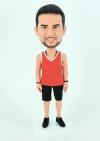 Custom Bobbleheads Male in running vest/tank top