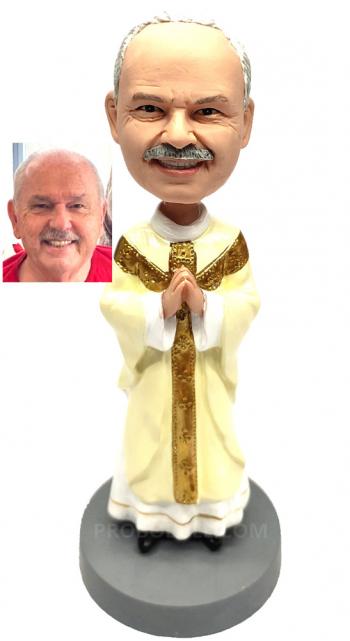 Custom bobblehead Priest male bishop