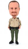 Custom Bobbleheads police officer male retirement Bobble heads