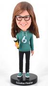 Custom bobbleheads coworkers female office staffs bobbleheads