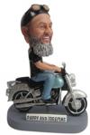 Custom bobblehead with harley bike davidson motorcycle