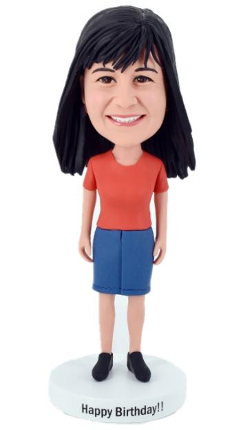 Custom bobbleheads housewife holiday bobbleheads