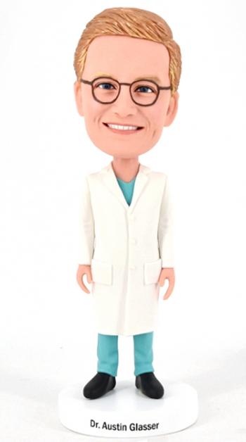 Custom Bobbleheads male Doctor nurse