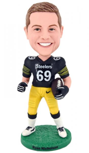 Custom bobbleheads Pittsburgh Steelers football Fans Bobbleheads (any team/logo)