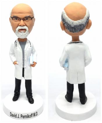 Custom Bobblehead Doctor With Stethoscope