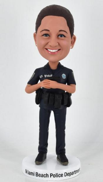 Custom bobbleheads Police gifts female/male officer sherrif Bobbleheads