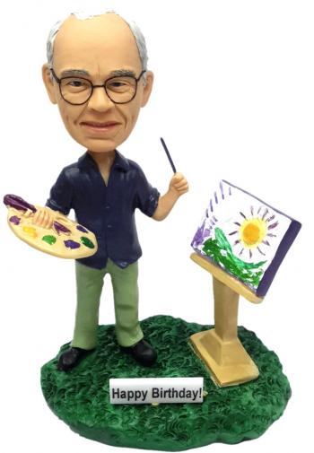 Custom Bobbleheads painter Bobble heads for father/boss painting teache