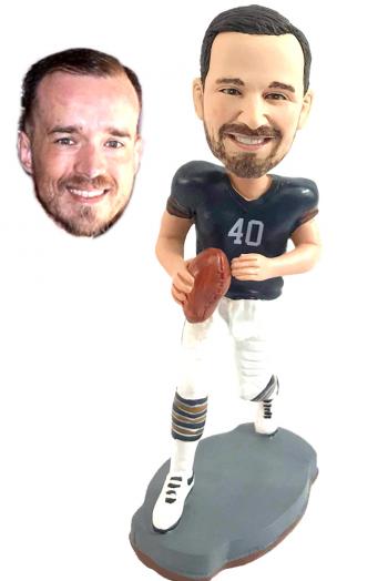 Custom Bobblehead American Football Catcher