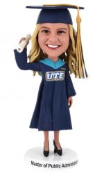 Custom Bobbleheads female graduation(any logo/colors)