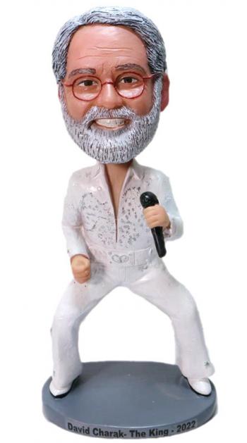 Custom bobbleheads Elvis fans singing and dancing