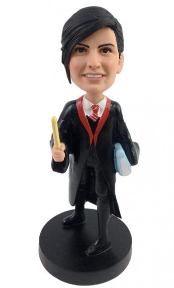 Custom Bobbleheads Female Graduate Harry porter graduation