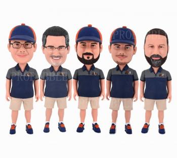 Custom Bobbleheads Groomsmen gifts groom man1-20 bestman gifts