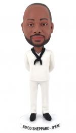 Custom Bobbleheads Sailor Navy