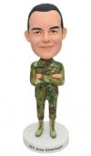 Custom bobbleheads military soldier patriot