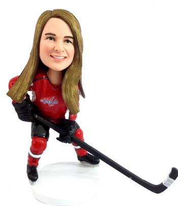 Custom Bobbleheads Female Hockey Player fans