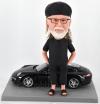 Custom bobbleheads car Collector Gifts for boss 911 Carrera S black Custom bobbleheads car Collector Gifts for boss 911 Carrera S black