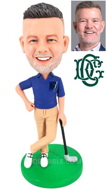 Custom bobbleheads Golfer golf player