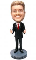 Custom bobbleheads Businessman Two thumps up boss