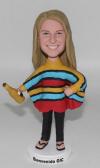 Personalized bobbleheads with Mexican Costume