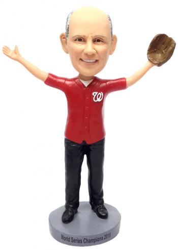 Custom Bobbleheads Baseball fans coach