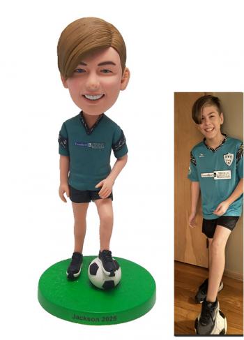 Custom Bobbleheads Persoanl Bobble Head Soccer Little Player