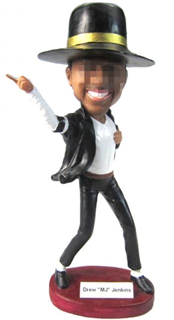 Custom bobbleheads Michael Jackson dance break dancer