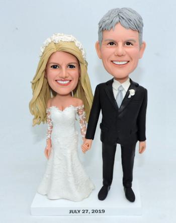 Custom bobblehead classical wedding